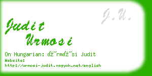 judit urmosi business card